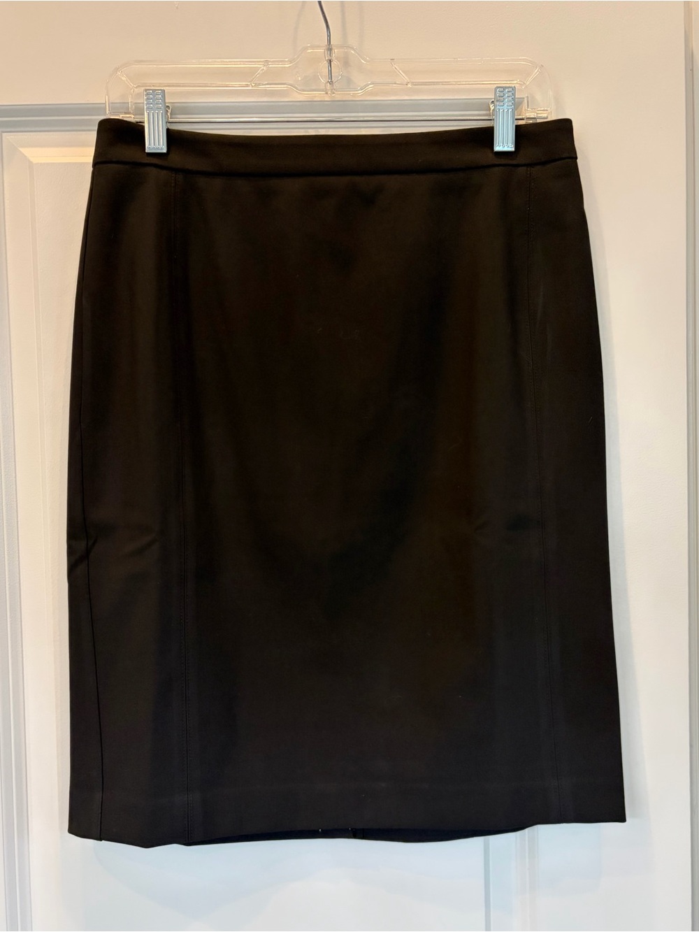 Ann Taylor Black Tailored Pencil Skirt